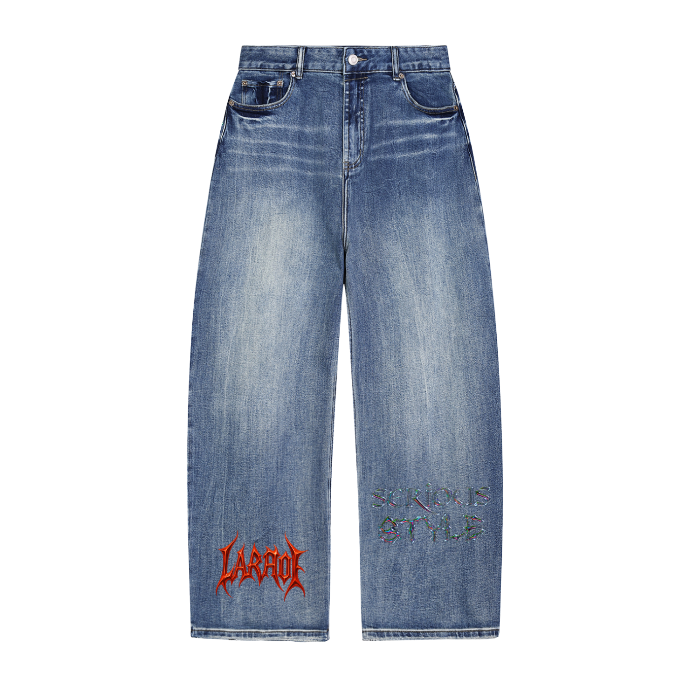 Sun Fade Heavyweight Denim Jeans