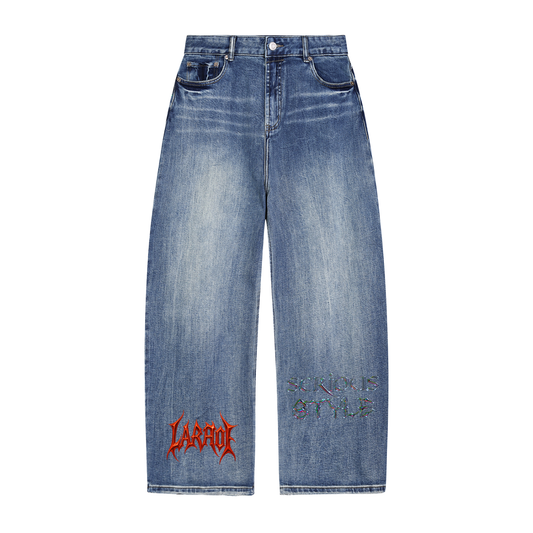 Sun Fade Heavyweight Denim Jeans